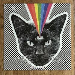 Never Shout Never Black Cat BLUE / GREEN SWIRL vinyl record SEALED Rare & OOP