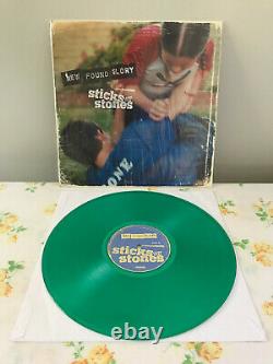 New Found Glory Sticks And Stones GREEN /500 TOUR PRESS vinyl record yellowcard