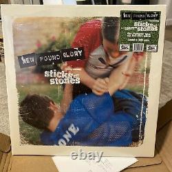 New Found Glory Sticks & Stones 20 Year Vinyl Clear Yellow Green Splatter x/2000