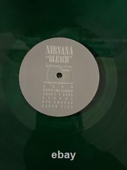 Nirvana Bleach 1989 Green Vinyl Rare Tupelo Records TUP LP6 HTF OOP Kurt Cobain