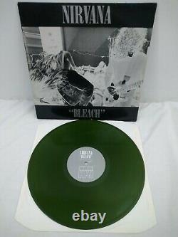 Nirvana Bleach 1989 UK 2nd Press Dark Green Vinyl LP Limited Edition 2000