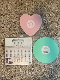 OPEN/NEVER PLAYED Melanie Martinez K-12 MINT GREEN LP with BONUS HEART SHAPE LP
