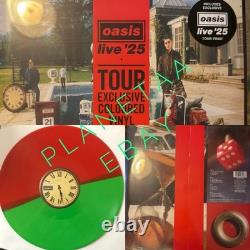Oasis Be Here Now Live 25 Green Red Colored Vinyl NEW and SEALED