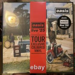 Oasis Be Here Now Live 25 Green Red Colored Vinyl NEW and SEALED