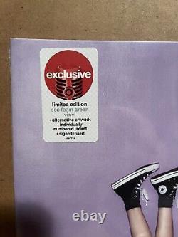 Olivia Rodrigo Guts LP Vinyl Signed Insert SEA FOAM GREEN Target Brand New OOP