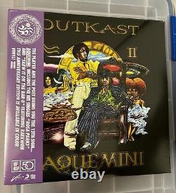 OutKast Aquemini 3LP 25th Anniversary LTD ED Magenta Gold Green Vinyl with OBI