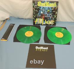 Outkast Atliens, Vinyl, Green Galaxy Signed & Inscribed