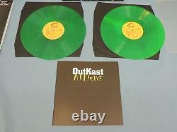 Outkast Atliens, Vinyl, Green Galaxy Signed & Inscribed