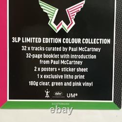 PAUL McCARNTNEY WINGS Limited Edition Color Vinyl 180-G CLEAR GREEN RED SEALED