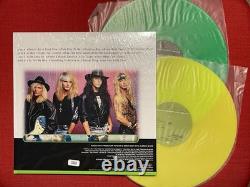 POISON Greatest Hits 1986-1996 2LP VG++ NEON YELLOWithGREEN VINYL WithHYPE STICKER