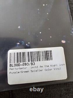 Perturbator I Am The Night Vinyl Record Purple Green Splatter Synthwave