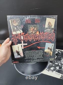 Possessed Seven Churches Lp Vinyl OG 1985 1st Combat Press Shrink/Insert VG+/VG+