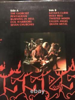 Possessed Seven Churches ORIGINAL Vinyl 1985 Combat Embossed Cover GREEN LABEL