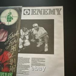 Public Enemy Apocalypse 91 The Enemy Strikes Black Signed Green Vinyl Record