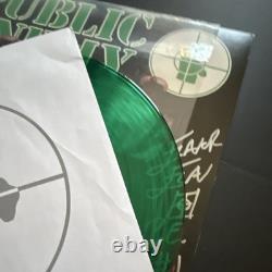 Public Enemy Apocalypse 91 The Enemy Strikes Black Signed Green Vinyl Record