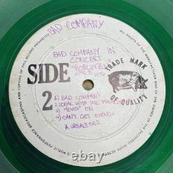 RAREBad Company Boblingen Lime Green Vinyl Trade Markof Quality Unreleased Album