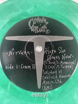 RARE Color Marbled Nirvana / MELVINS split 7 45 Green Vinyl 7 Limited Edition