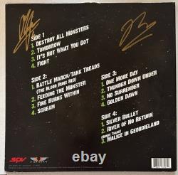 RAVEN ExtermiNation GREEN Vinyl 2015 SIGNED by Mark & John Gallagher READ DESC