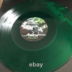 RAVEN ExtermiNation GREEN Vinyl 2015 SIGNED by Mark & John Gallagher READ DESC