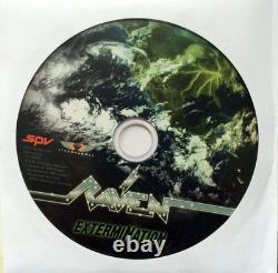 RAVEN ExtermiNation GREEN Vinyl 2015 SIGNED by Mark & John Gallagher READ DESC