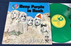 Rare DEEP PURPLE In Rock 1978 Holland Green Audiophile Vinyl Shrink Hype MINT