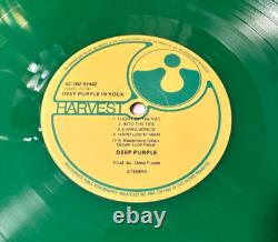 Rare DEEP PURPLE In Rock 1978 Holland Green Audiophile Vinyl Shrink Hype MINT