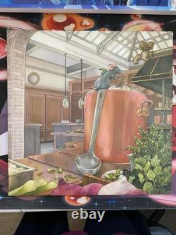 Ratatouille OST 2XLP (Clear With Red + Yellow + Green Splatter) Mondo Pixar M/NM