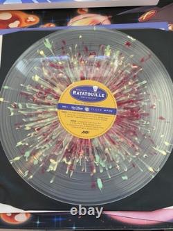 Ratatouille OST 2XLP (Clear With Red + Yellow + Green Splatter) Mondo Pixar M/NM