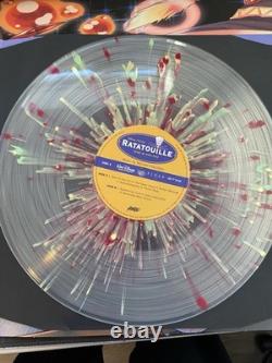 Ratatouille OST 2XLP (Clear With Red + Yellow + Green Splatter) Mondo Pixar M/NM