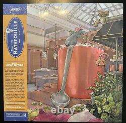Ratatouille Soundtrack Vinyl Clear with Red, Yellow and Green Splatter Mondo NEW