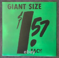 Reproduction Andy Warhol 1963 record sleeve Giant Size $1.57 Each - GREEN