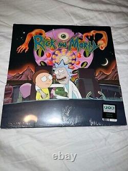 Rick And Morty FYE Exclusive Dark Green/Purple Vinyl Record