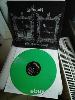 SATYRICON limited 100 green Vinyl Dark Medieval Times / Pesten 1349 (2014)