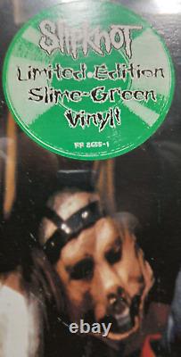 SLIPKNOT SEALED Vtg ORIGINAL 1999 1st Album Record SLIME GREEN VINYL