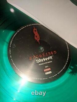 SLIPKNOT Self-Titled LP Record Limited Edition 2009 Green Vinyl