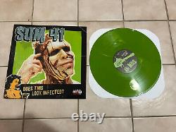 SUM 41 Does This Look Infected Green Marble Vinyl Record /500 1st Pressing