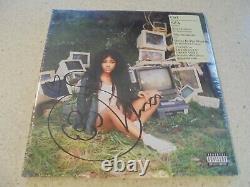 SZA Ctrl 2-LP Limited Signed Translucent Green Colored Vinyl Autographed Cover