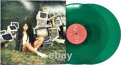 SZA Ctrl 2-LP Limited Signed Translucent Green Colored Vinyl Autographed Cover