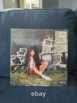 SZA Ctrl Vinyl Limited Edition Green Translucent Autographed Factory Sealed