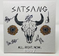 Satsang All Right Now SIGNED AUTOGRAPHED Coke Bottle Green Vinyl Record LP