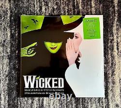 Sealed Broadway Wicked Soundtrack 2LP Vinyl Green/Black Split 15th Anniversary