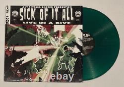 Sick Of It All Live In A Dive Green Color 12 Vinyl LP 2002 Fat Wreck Chords