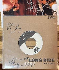 Signed 8x10 Indigo Girls & RARE Test Pressing #38/50, On Green Vinyl. Rare Find