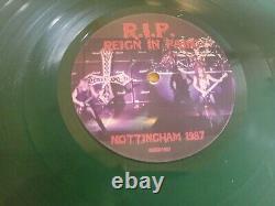 Slayer Reign In Pain. 1997 GREEN VINYL LIMITED 54/ 187, POSTER ULTRARE. MINT