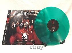 Slipknot Self Titled Slime Green Vinyl Record RARE (PARTIAL SLEEVE)