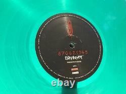 Slipknot Self Titled Slime Green Vinyl Record RARE (PARTIAL SLEEVE)