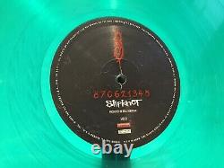 Slipknot Self Titled Slime Green Vinyl Record RARE (PARTIAL SLEEVE)