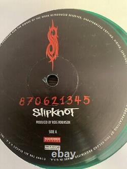 Slipknot Self Titled VINYL Limited Edition Slime Green 1999 Original Rare Find