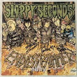 Sloppy Seconds Endless Bummer LP Record AUTOGRAPHED, green vinyl NM PUNK