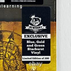 Snapcase Progression Through Unlearning LP Blue Gold Green Starburst Vinyl